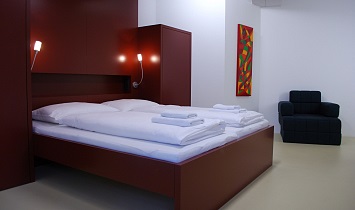 Doppelbett zum Wohlfühlen in den Design Apartments