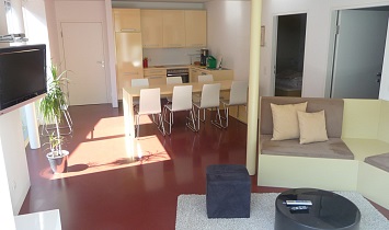 Relax, eat and cook - all in the perfectly designed ambience of the Design holiday apartments